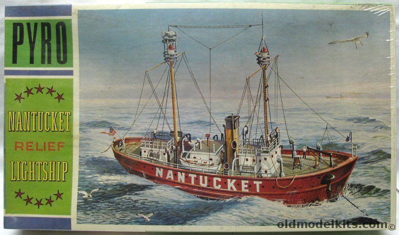 Pyro 1/95 Nantucket Relief Lightship, B213-400 plastic model kit